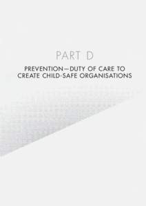 PA RT D PREVENTION—DUTY OF CARE TO CREATE CHILD‑SAFE ORGANISATIONS 215