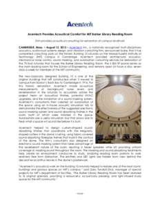 Architecture / Architectural acoustics / Sound masking / Noise control / The Rotunda / Rotunda / Acoustics / Sound / Waves