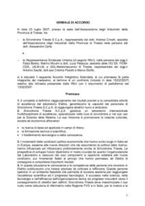 Microsoft Word - Accordo Integrativo Sincrotrone Trieste.doc