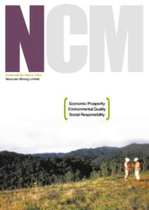 NCM Sustainability Report 2002 Newcrest Mining Limited (