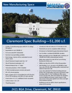 Claremont Spec Bldg Marketing