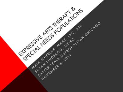 Nonpublic Special Education Conference Handout - Session 10 - Expressive Arts Therapy