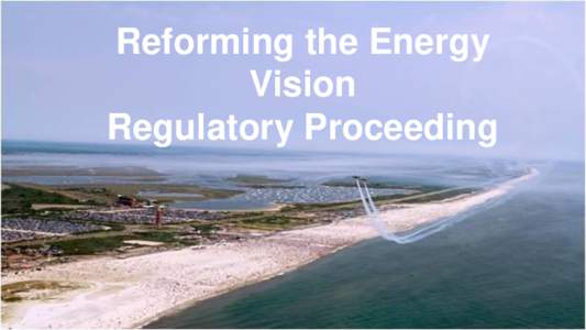 Reforming the Energy Vision Regulatory Proceeding February 26, 2015