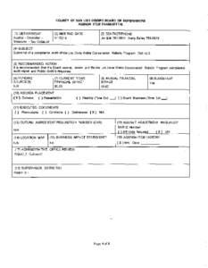 COUNTY OF SAN LUIS OBISPO BOARD OF SUPERVISORS AGENDA ITEM TRANSMITTAL (1) DEPARTMENT Auditor - Controller Treasurer - Tax Collector  (2) MEETING DATE