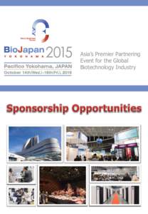 Asia’s Premier Partnering Event for the Global Biotechnology Industry INDEX