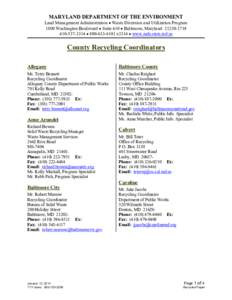 Microsoft Word - County Recycling Coordinators.doc
