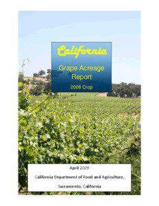 California Grape Acreage Report