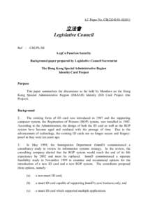 LC Paper No. CB[removed])  立法會 Legislative Council Ref