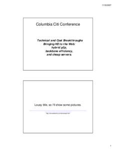 Microsoft PowerPoint - BURSTEIN_Citi Columbia HD is Possible.ppt [Compatibility Mode]