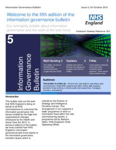 Caldicott Report / Clinical audit / Medical privacy / Patient safety / Fiona Caldicott / Healthcare in England / NHS Constitution for England / Medicine / Health / National Health Service