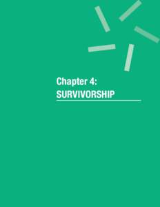 Chapter 4: SURVIVORSHIP Survivorship  Chapter 4: Survivorship