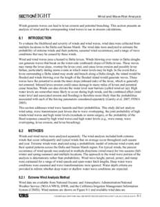 SECTIONEIGHT 8. Section 8 EIGHT  Wind and Wave Risk Analysis