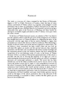 Foreword This study is a revision of a thesis accepted for the Doctor of Philosophy degree in 2007 at SOAS, University of London, where the help of many