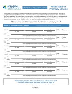 Microsoft Word - Health Spectrum Intake Form - Revised[removed]docx