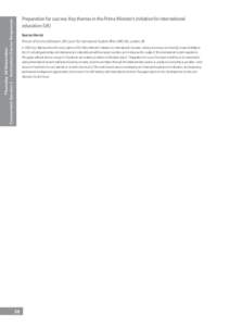 Thursday 29 November Concurrent Session 2 – Institution/Sector Responses Preparation for success: Key themes in the Prime Minister’s initiative for international education (UK) Beatrice Merrick