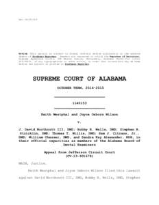 Rel: Notice: This opinion is subject to formal revision before publication in the advance sheets of Southern Reporter. Readers are requested to notify the Reporter of Decisions, Alabama Appellate Courts, 300 