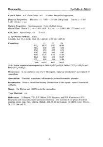 Uranophane / Uranium / Crystallography / Chemistry / Matter / Nesosilicates