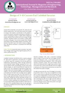 ISSN No: International Journal & Magazine of Engineering, Technology, Management and Research A Peer Reviewed Open Access International Journal