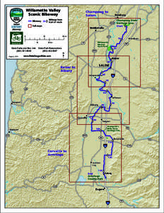 Willamette Valley Scenic Bikeway Champoeg to Salem