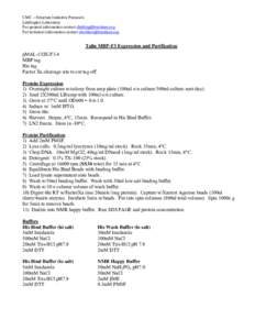 Amplification and Purification of F3