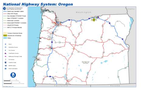 National Highway System: Oregon Î