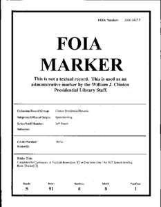 FOIA Number:  [removed]F FOIA MARKER