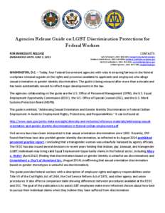 United States Office of Special Counsel / United States Merit Systems Protection Board / Employment discrimination / Discrimination / Civil Service Reform Act / Executive Order 13087 / Whistleblower protection in United States / Politics of the United States / Law / Government