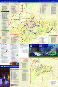 Get real-time transit information at duke.transloc.com  SPRING 2016 WEEKDAY ROUTE MAP ROUTE C1: EAST–WEST  ROUTE H5: BROAD – ERWIN