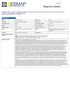 Medical informatics / Appropriate technology / Disease burden / Public health / Global burden of disease / Cook stove / Laos / Disability-adjusted life year / Health / Global health / Health economics