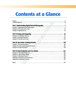 Contents at a Glance AL Preface . . . . . . . . . . . . . . . . . . . . . . . . . . . . . . . . . . . . . . . . . . . . . . . . . . . . . . . . . . . . . . . . . . . . . . . . . . . . . . . . . .ix Acknowledgments . . . 