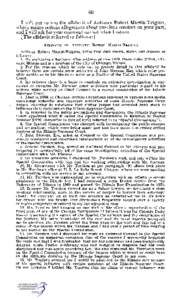 60  I will put to you the affidavit of Anthony Robert Martin-Trigona, which makes certain allegations about previous conduct on your part, and I will ask for your comment on that when I return. [The affidavit referred to