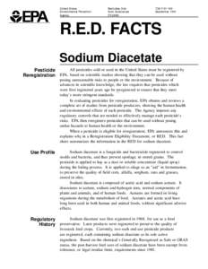 Agriculture / Environmental effects of pesticides / Environmental health / Pesticide / Soil contamination / Health effects of pesticides / Sodium diacetate / Pesticide regulation in the United States / Pesticides / Chemistry / Environment