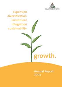 expansion diversification investment integration sustainability