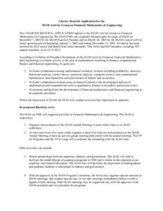 Computational finance / FME / Finance / Mathematical sciences / Science / Mathematics / Mathematical finance / Société de Mathématiques Appliquées et Industrielles / Applied mathematics