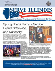 North Central Association of Colleges and Schools / AmeriCorps / Government of the United States / Corporation for National and Community Service / Literacy Volunteers of Illinois / Edward M. Kennedy Serve America Act / National Civilian Community Corps / City Year / Campus Compact / Illinois / Education / Education in the United States