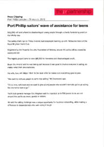 pr Press Clipping  Port Phillip Leoder