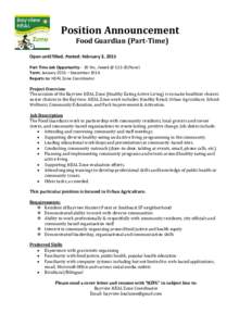 SEFA Food Guardian (Bayview Hunters Point)