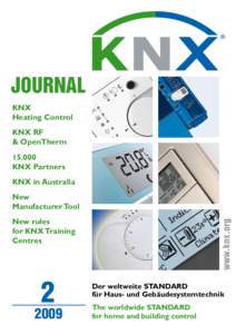 ®  JOURNAL KNX Heating Control KNX RF