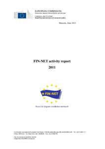 FIN-NET activity report 2011