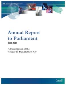 Annual Report to Parliament[removed]Administration of the
