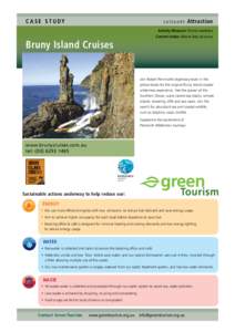 Cruise at The Monument - Bruny Island Cruises, Bruny Island