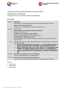 04_Ergebnisse_Regionale Integrationskonferenz Sprache_Leine-Weser_Programm