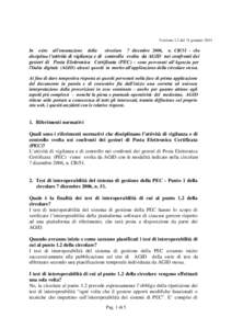 Microsoft Word - FAQ [Circolare 51 Vigilanza PEC] 1.1.doc