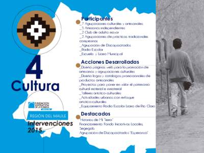 Participantes  4 Cultura REGIÓN DEL MAULE