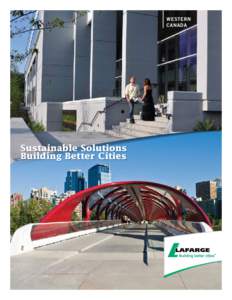 WESTERN CANADA Sustainable Solutions Building Better Cities