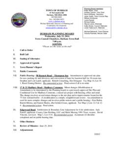 Parliamentary procedure / Public comment / Planning / Durham–UNH / Madbury /  New Hampshire / Mind / Business / Government / Meetings / Minutes
