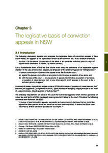 The legislative basis of conviction appeals in NSW