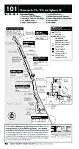 Oceanside to V.A./UTC via Highway[removed]Oceanside to V.A./UTC via Highway 101 Destinations/Destinos