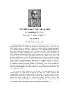 Hindu texts / Names of God in Hinduism / Indian philosophy / Upanishads / Conceptions of God / Swami Krishnananda / Brihadaranyaka Upanishad / Para Brahman / Brahman / Hinduism / Sanskrit / Indian religions