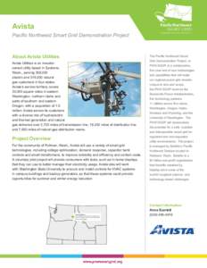 Avista  Pacific Northwest SMART GRID  Pacific Northwest Smart Grid Demonstration Project